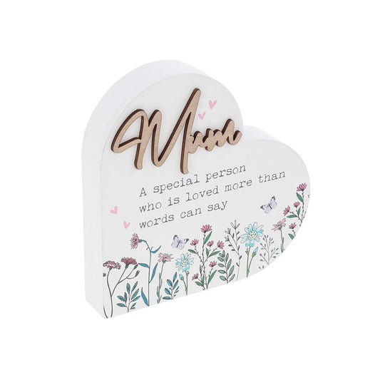 Sweet Meadow Standing Heart Mum