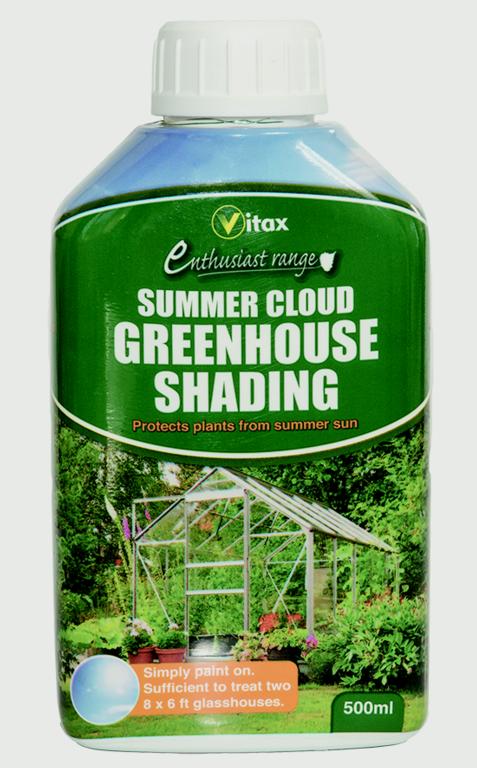 Vitax Summer Cloud Greenhouse Shading bottle on a white background