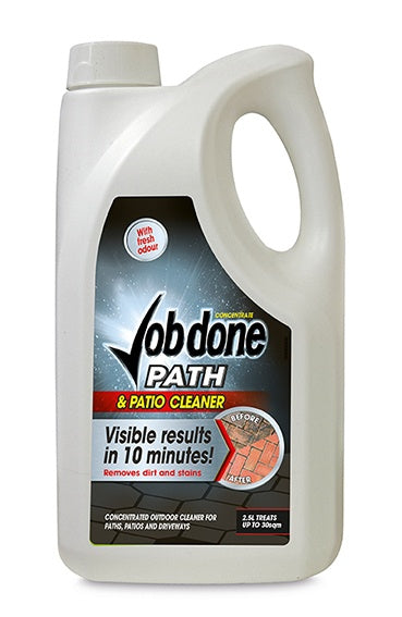 Jobdone Path & Patio Cleaner concentrate 2.5L | Removes dirt and stains for patios, paths and driveways UK