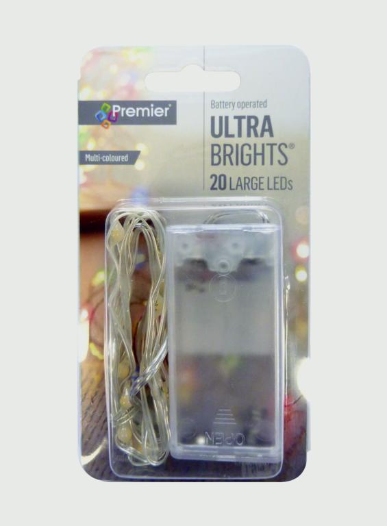 Premier Ultra Brights package on a white background