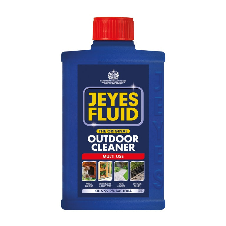 Jeyes Fluid Original Outdoor Cleaner multi-use disinfectant 300ml | UK patio, drain, and animal housing cleaner