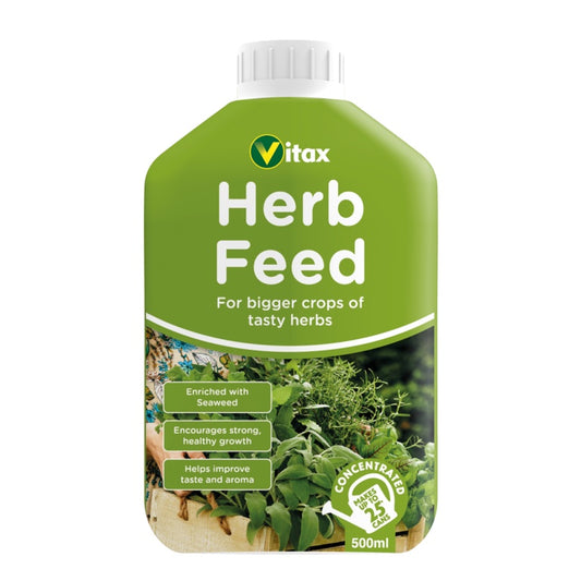 Vitax Herb Feed bottle on a white background
