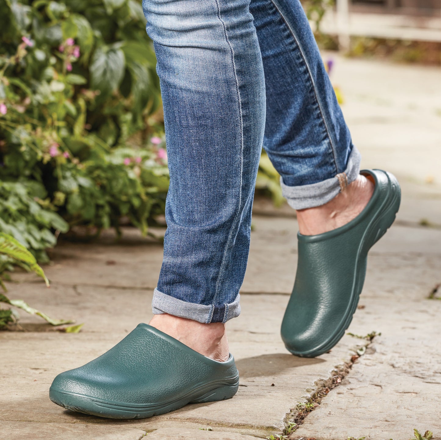 Comfi Garden Clogs Green Size 8