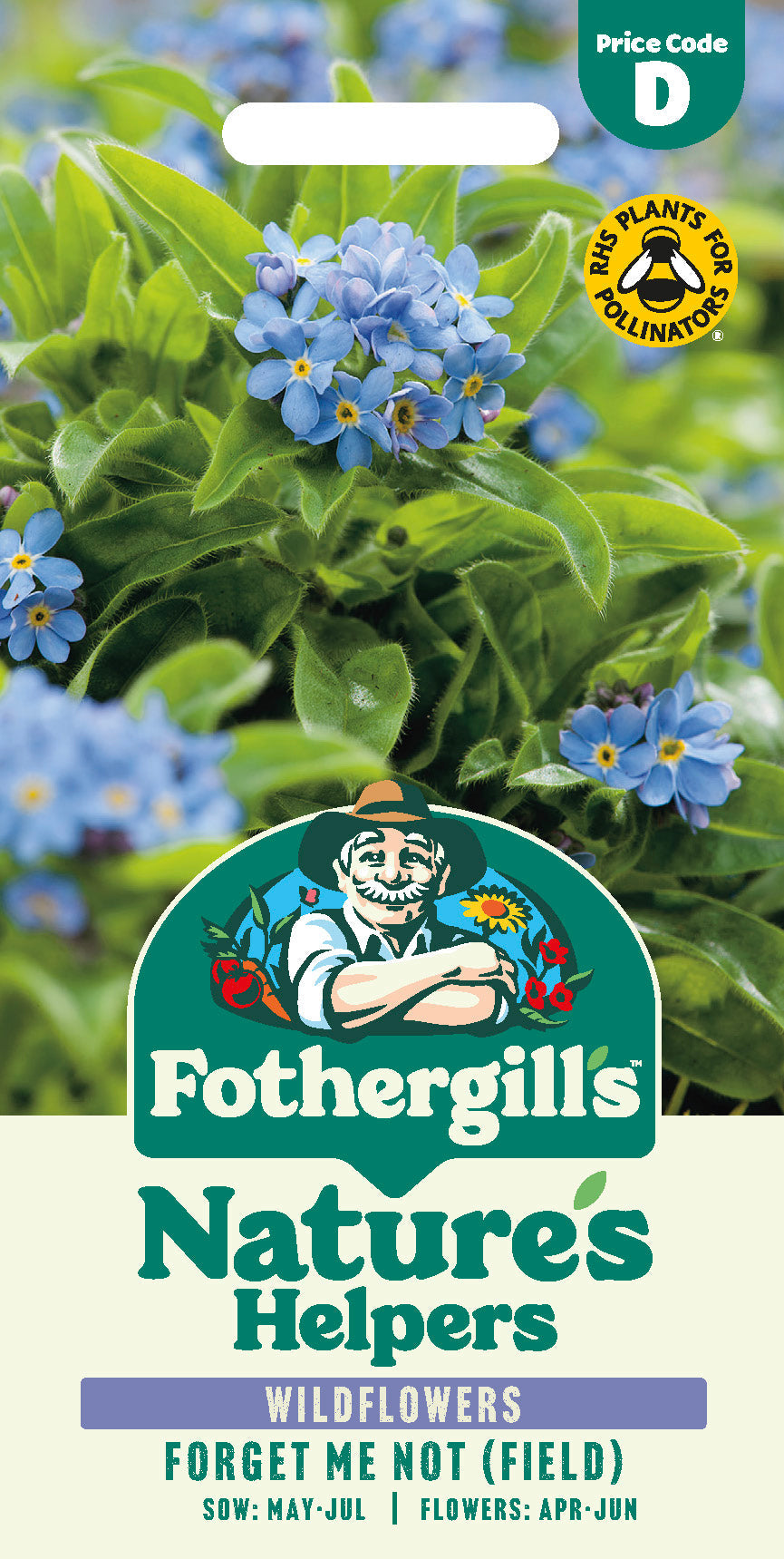Mr Fothergill's Forget Me Not (Field) Seeds Packet