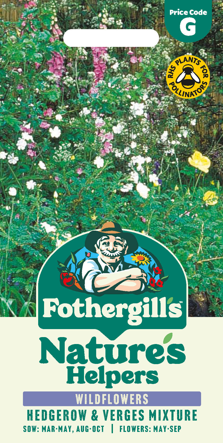 Mr Fothergill's Hedgerow & Verges Seeds Packet