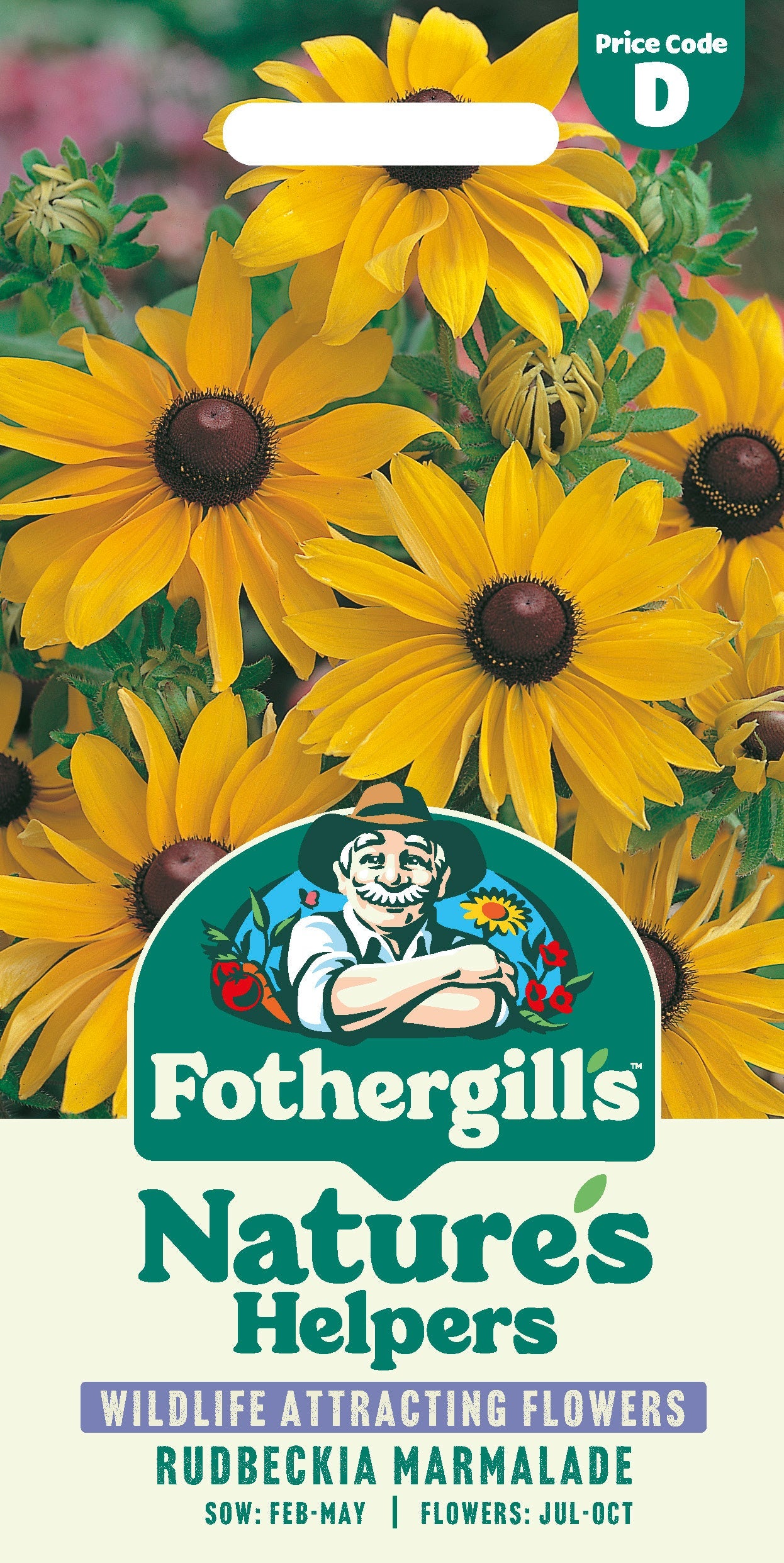 Mr Fothergill's Rudbeckia Marmalade Seeds Packet