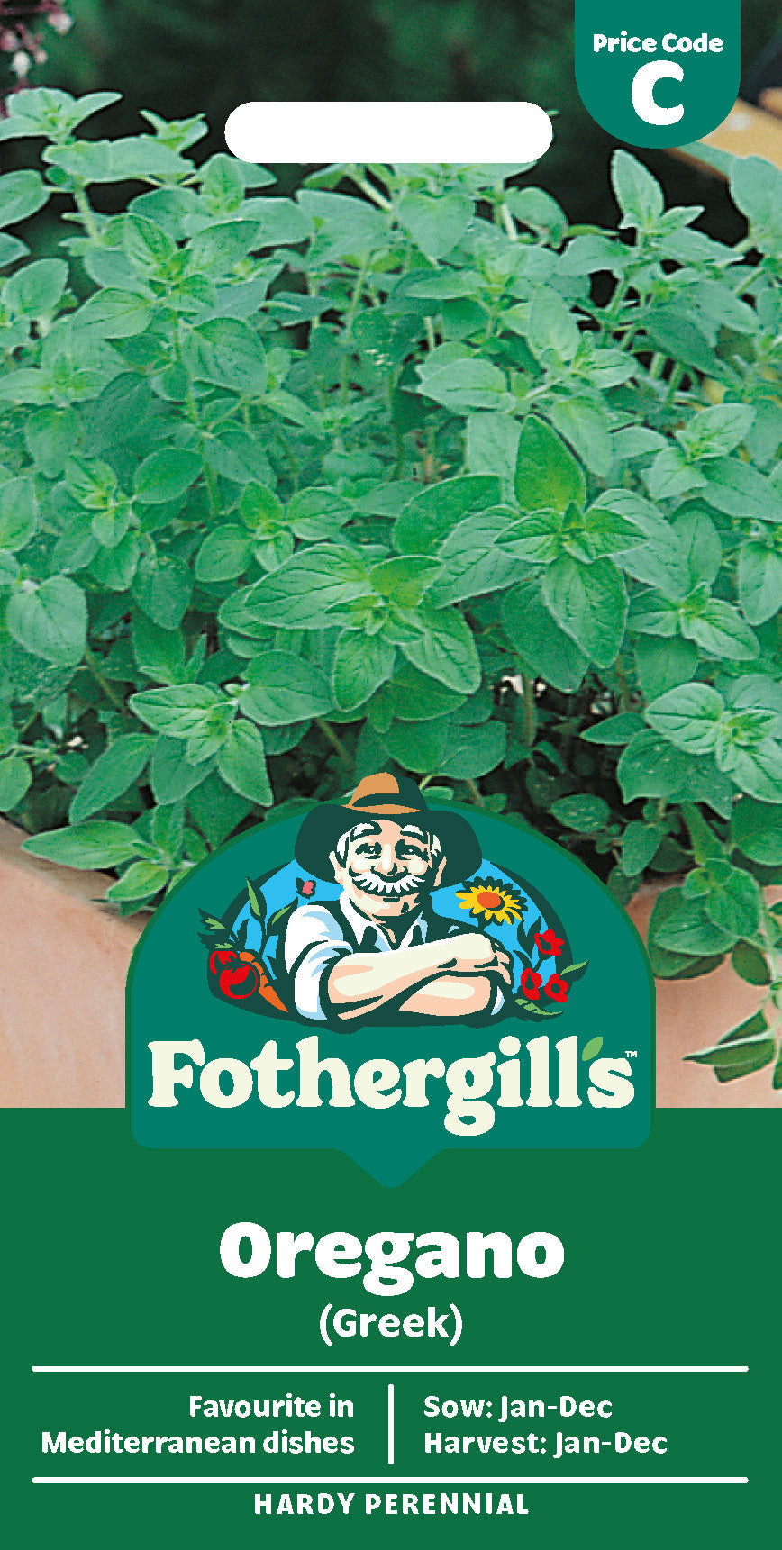 Mr Fothergill's Oregano (Greek) Seeds Packet