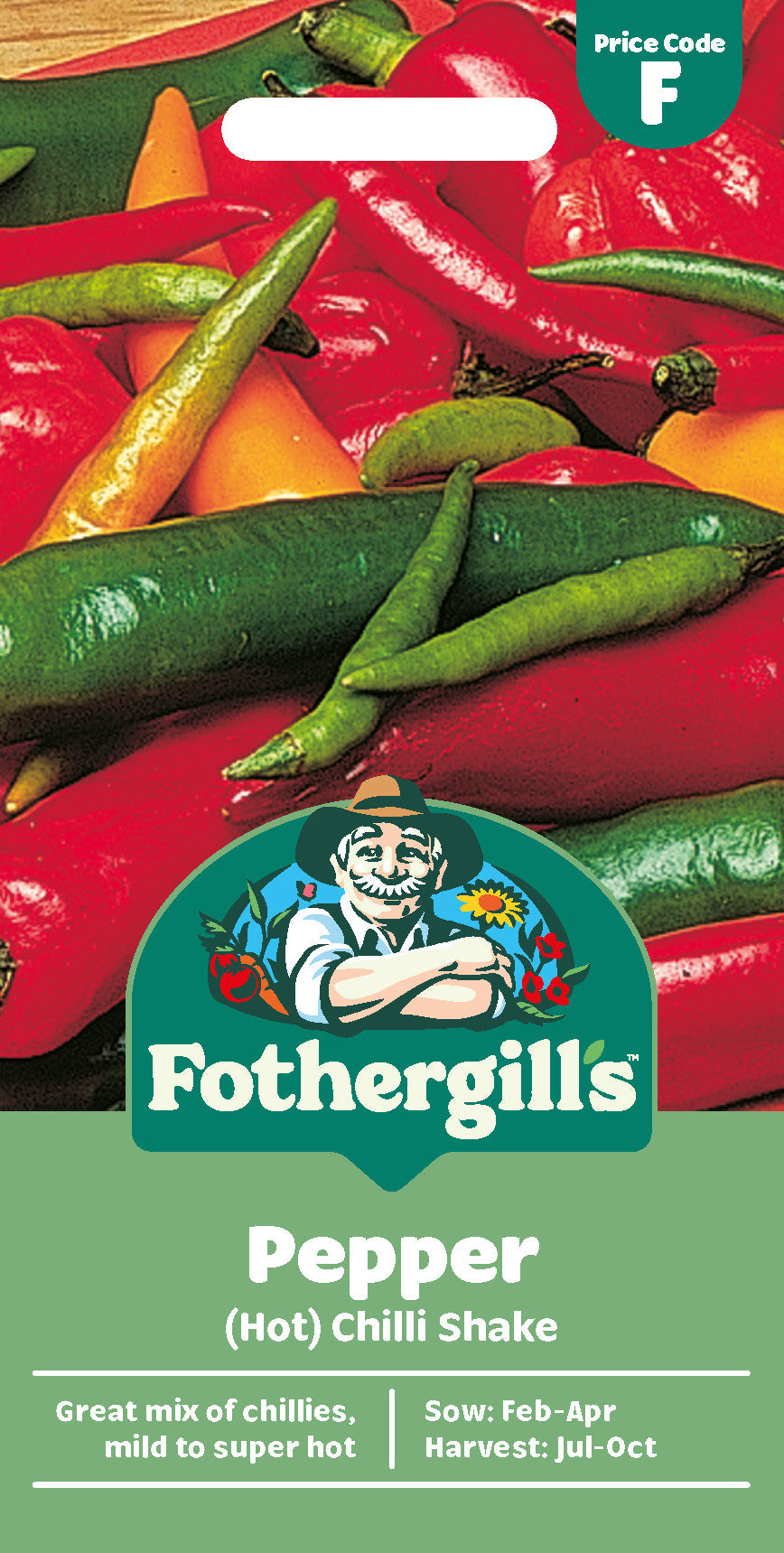 Mr Fothergill's Pepper (Hot) Chilli Shake Seeds Packet