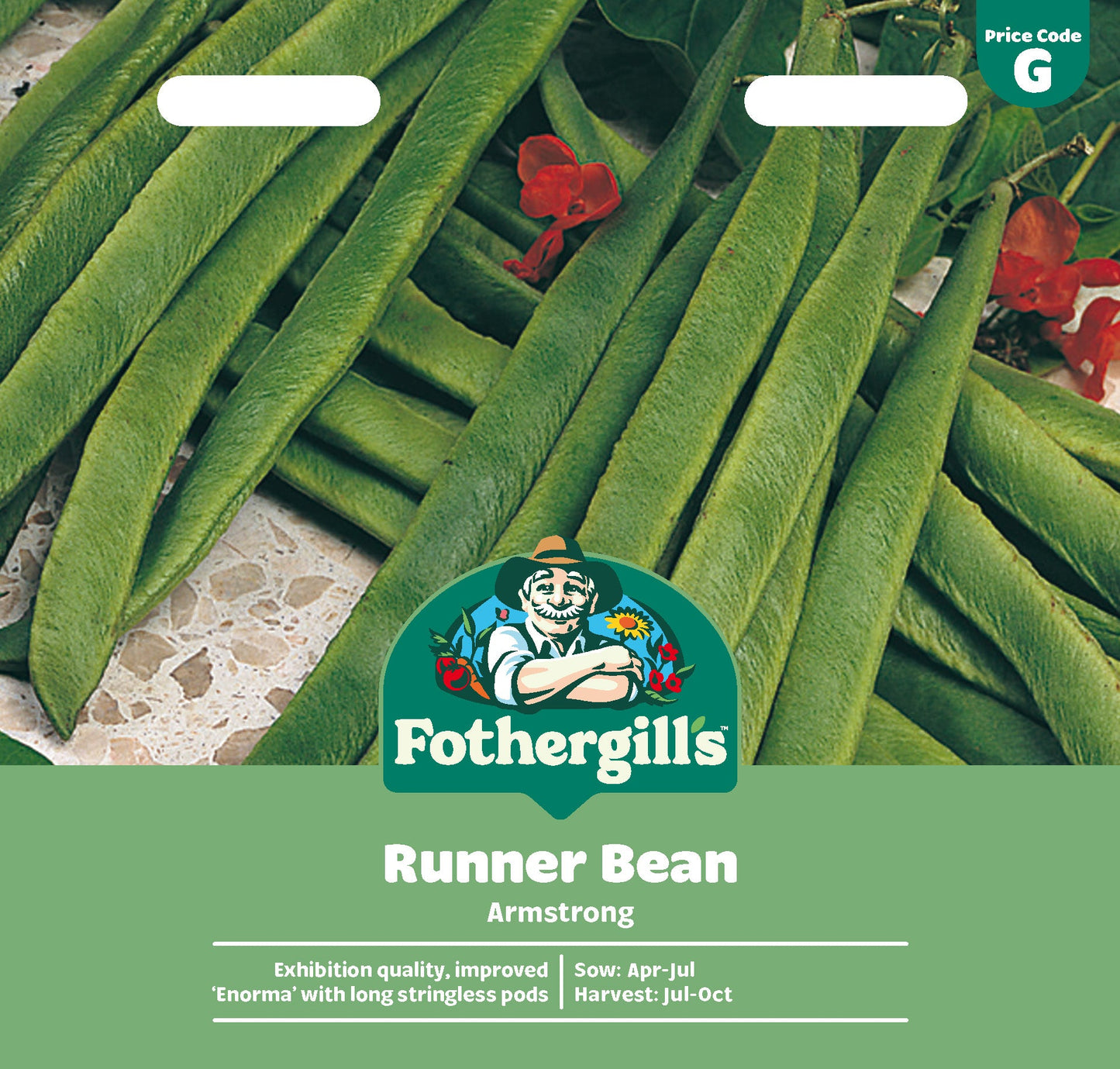Mr Fothergill's Runner Bean Armstrong Seeds Packet