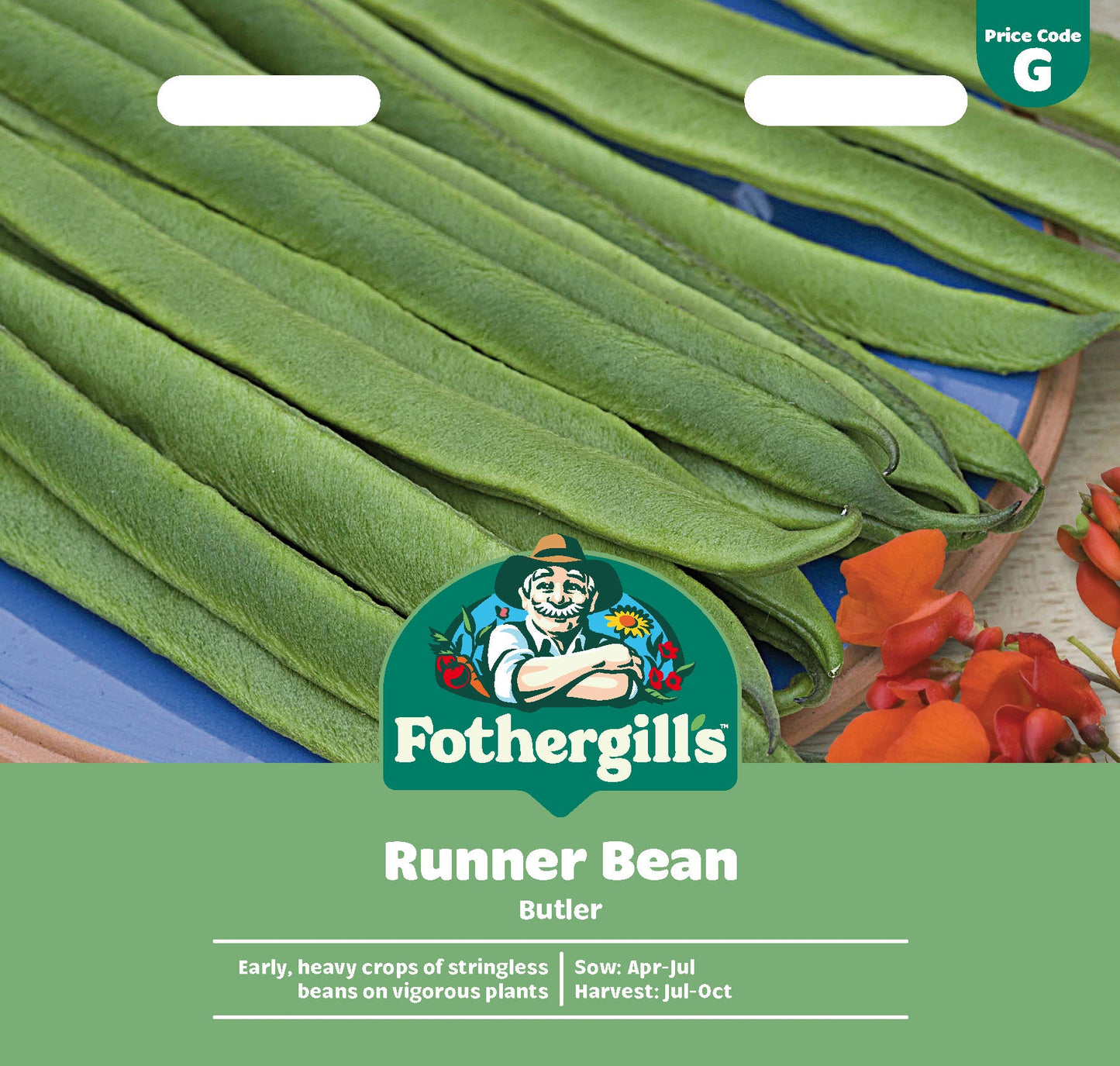 Mr Fothergill's Runner Bean Butler Seeds Packet