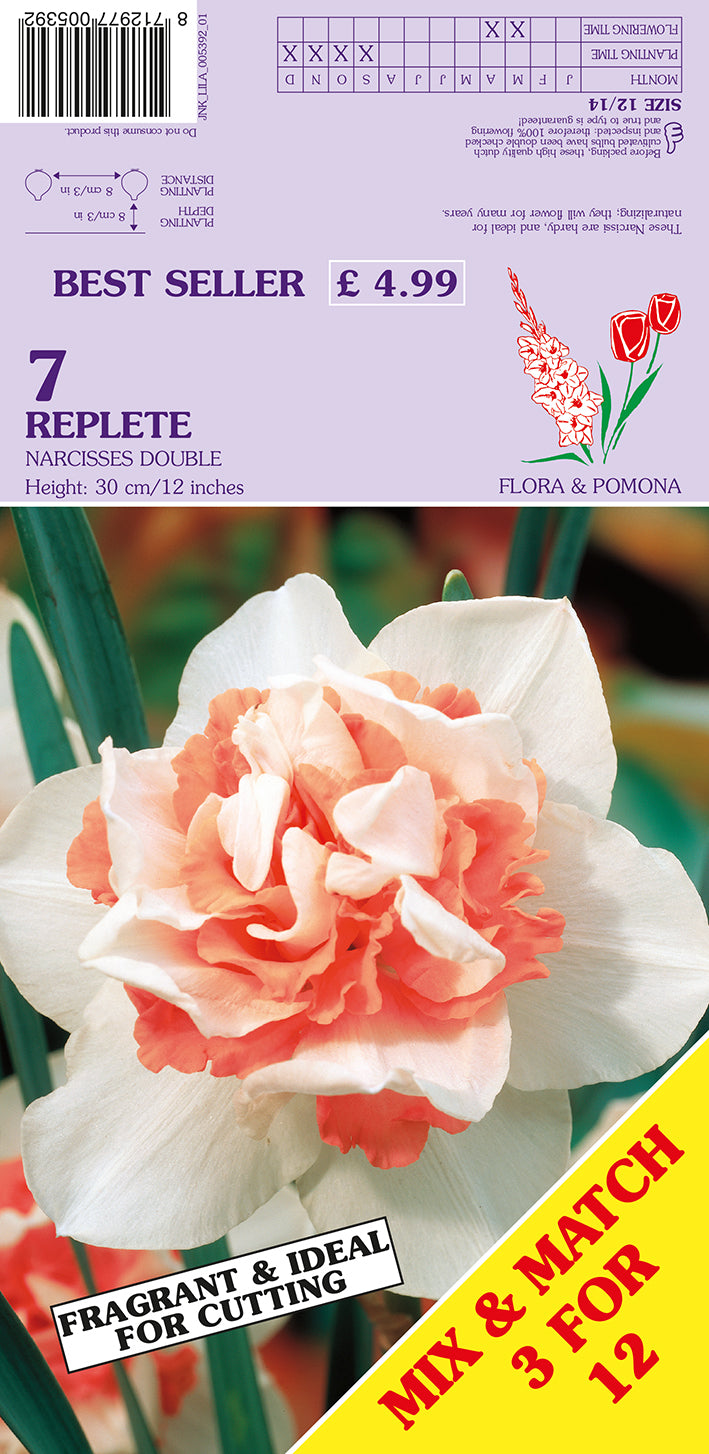 Replete Narcissus Double 7 Pack Bulbs