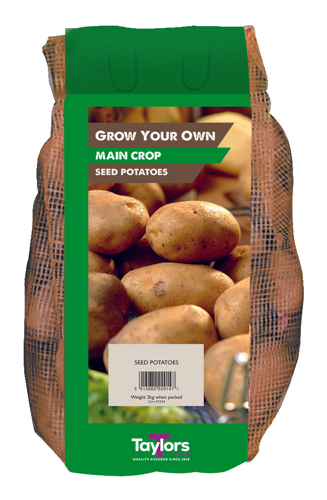 Taylors Bulbs Grow Your Own Main Crop Seed Potatoes