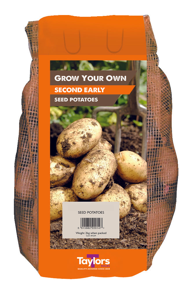 Taylors Bulbs Grow Your Own Second Early Seed Potatoes