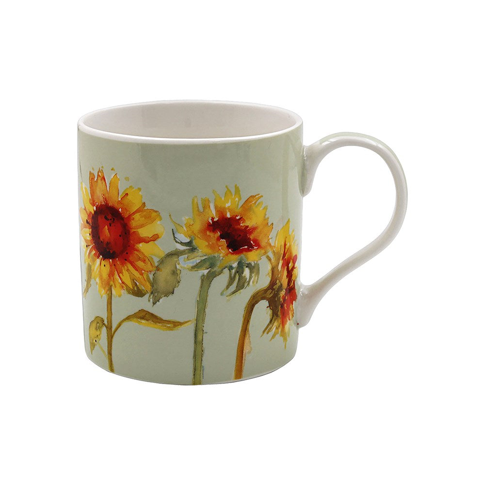 Jennifer Rose Pretty Mug Sunflowers