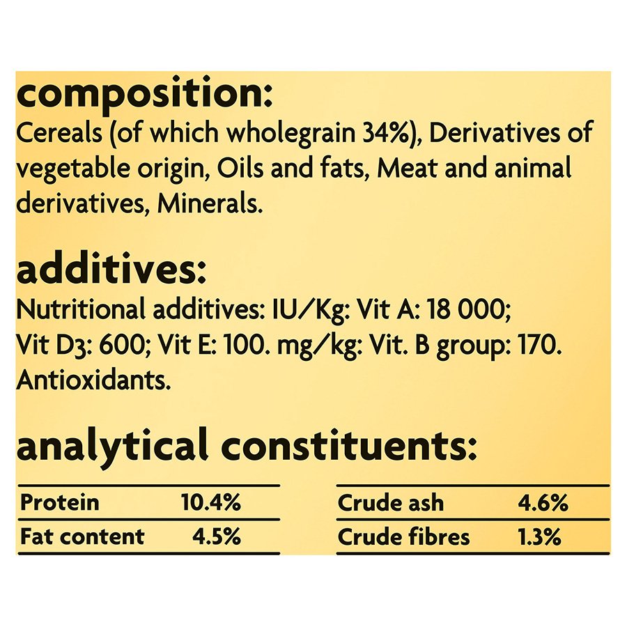 Ingredients for Bonio - Original 1.2kg on a white background