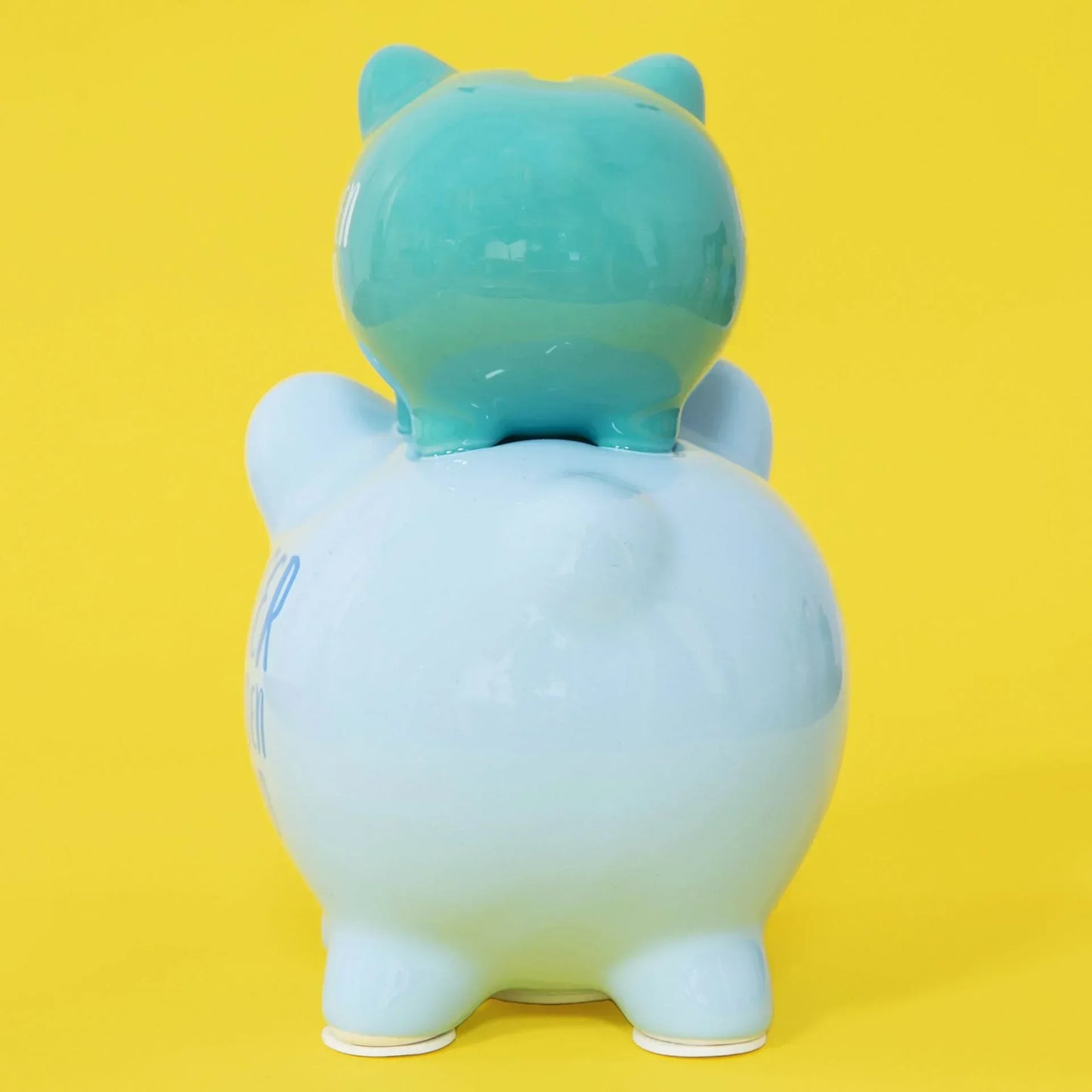 'Pennies & Dreams' Double Pig Money Bank - Garden Beer/Fund - Grasmere Garden Centre