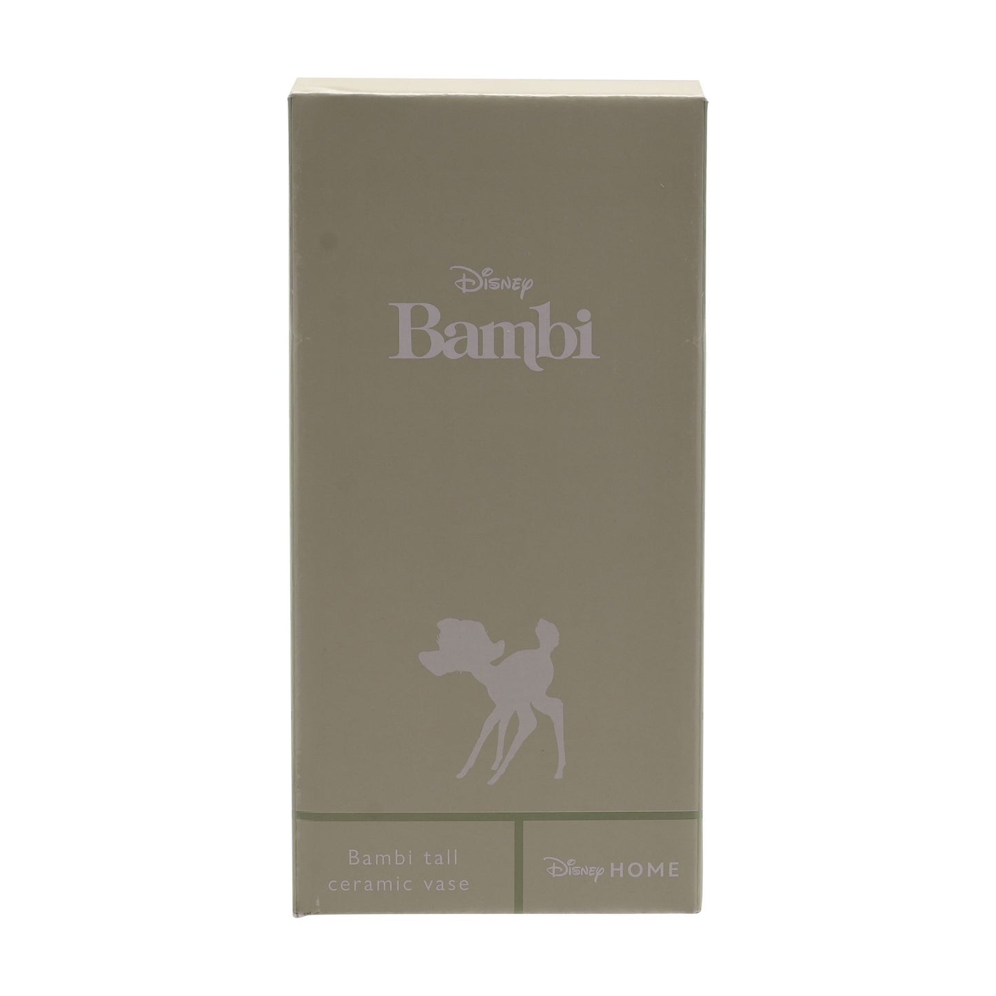 Disney Bambi box with a silhouette of a deer on a beige background