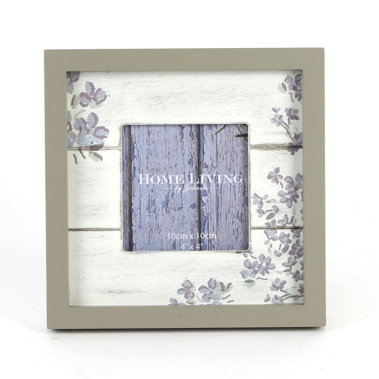 Decorative picture frame with floral design on a white background