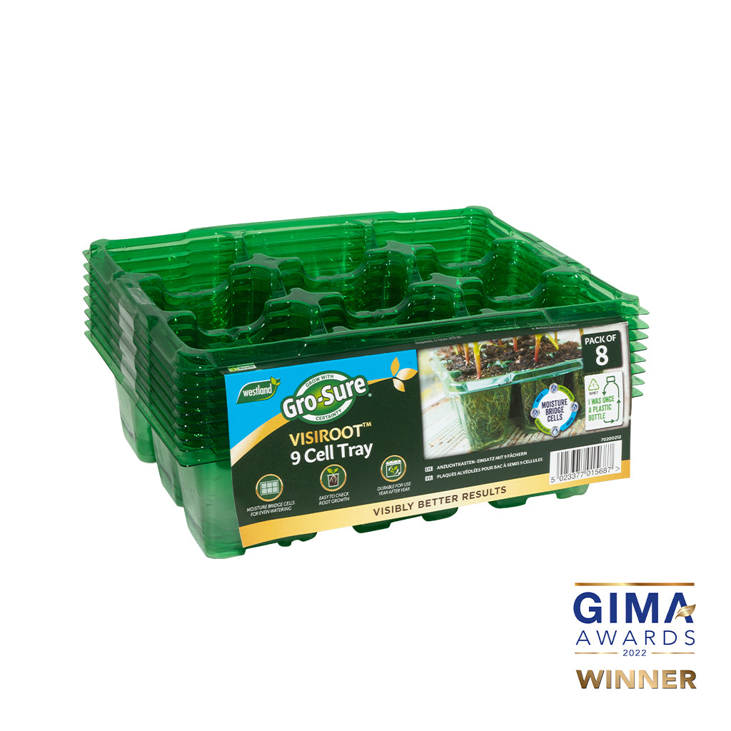 Westland Gro-Sure Visiroot 9 Cell Tray 8 Pack