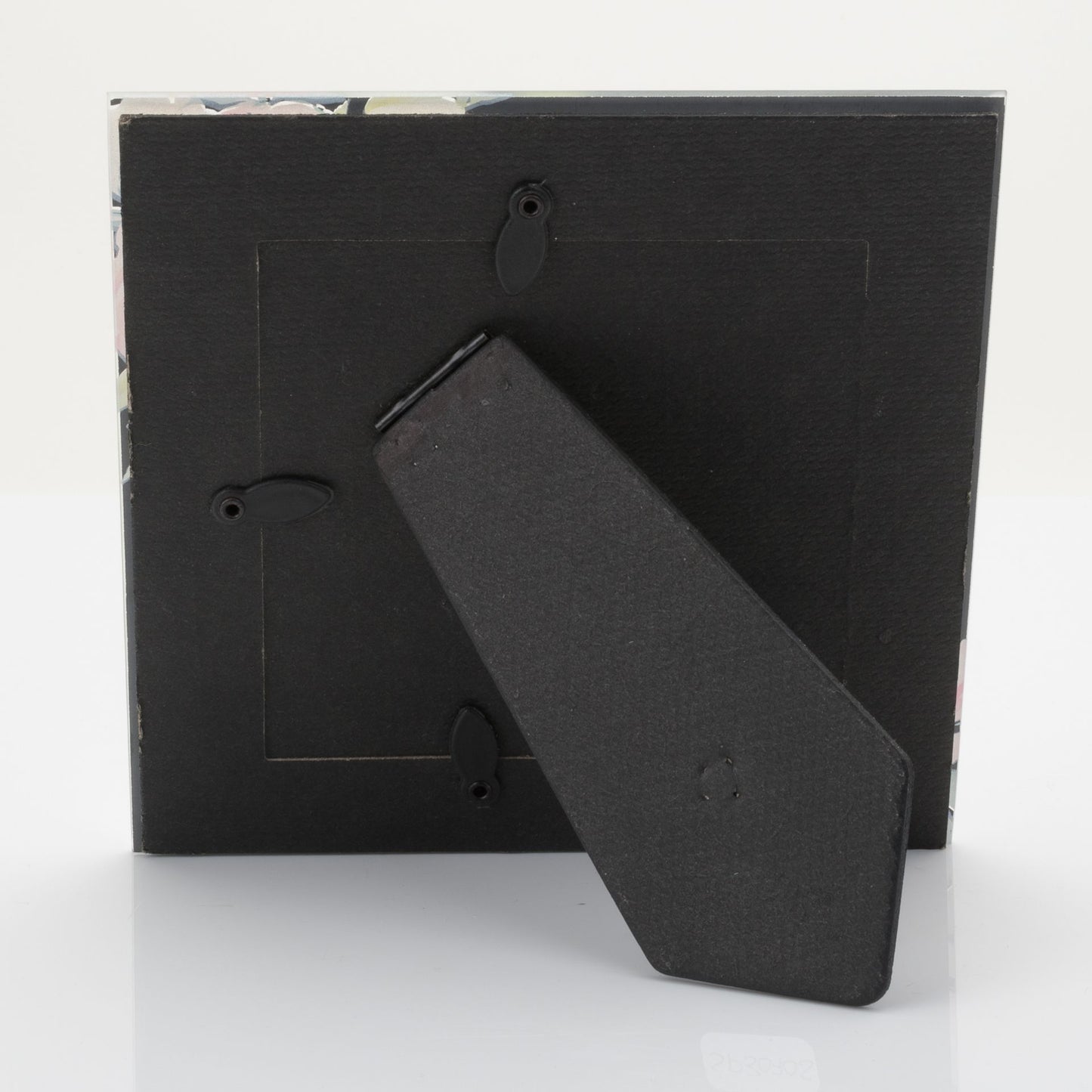Black leather wallet with a textured finish on a white background
