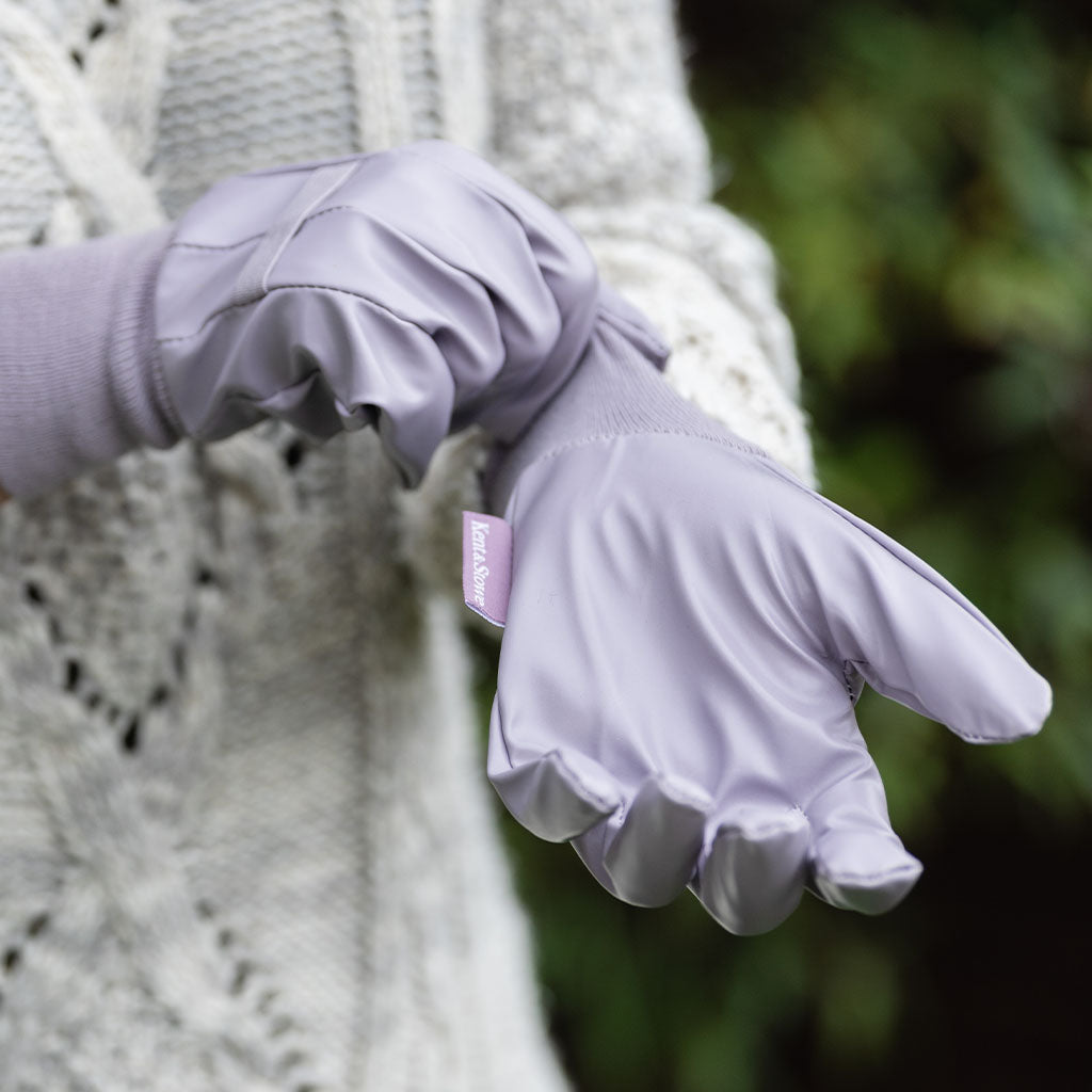 Kent & Stowe Lavender Water Resistant Light Duty Gloves - Ladies Medium