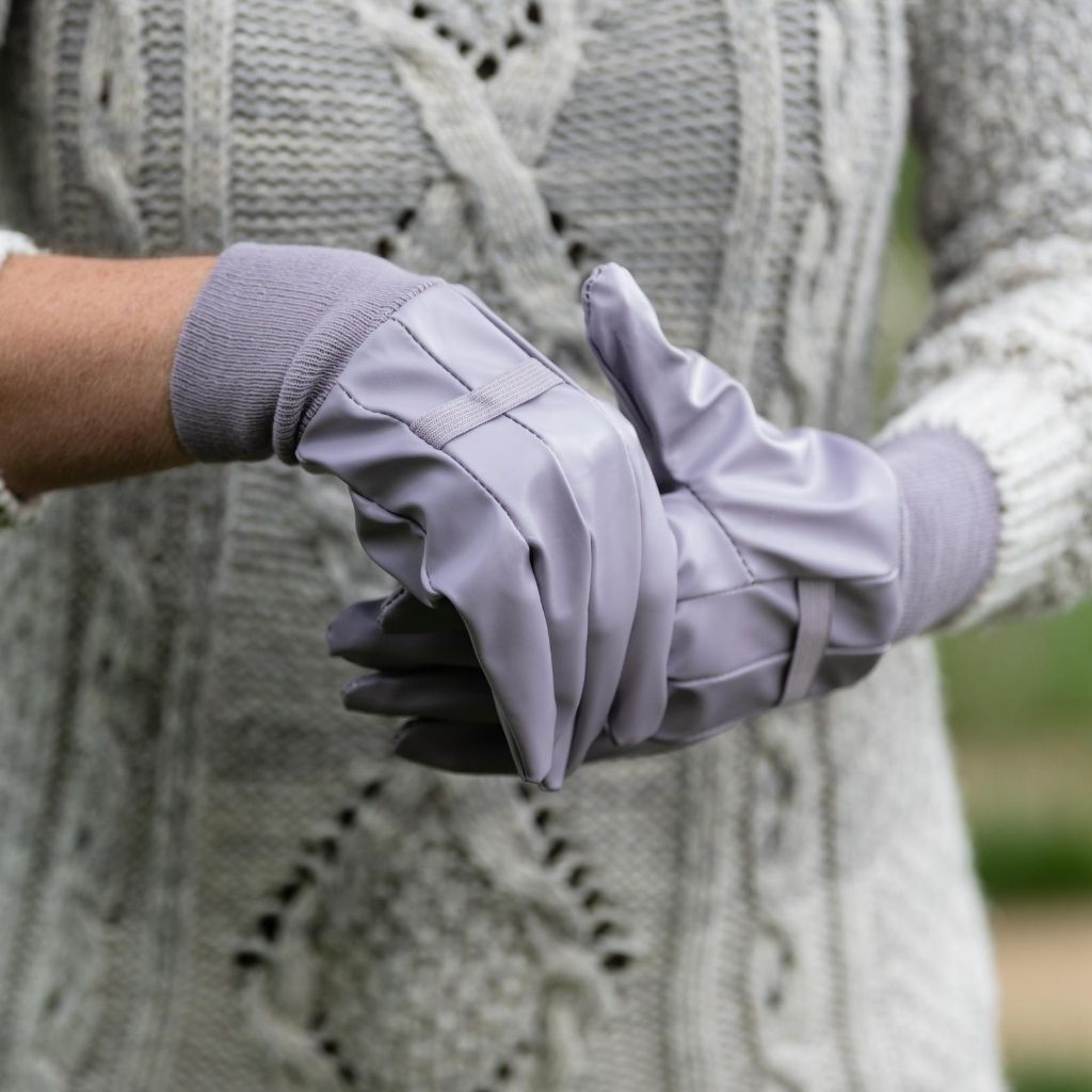 Kent & Stowe Lavender Water Resistant Light Duty Gloves - Ladies Medium
