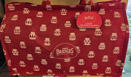 Red Mrs Bridges Luxury Christmas Hamper