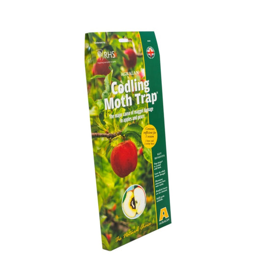RHS Codling Moth Trap packaging on a white background