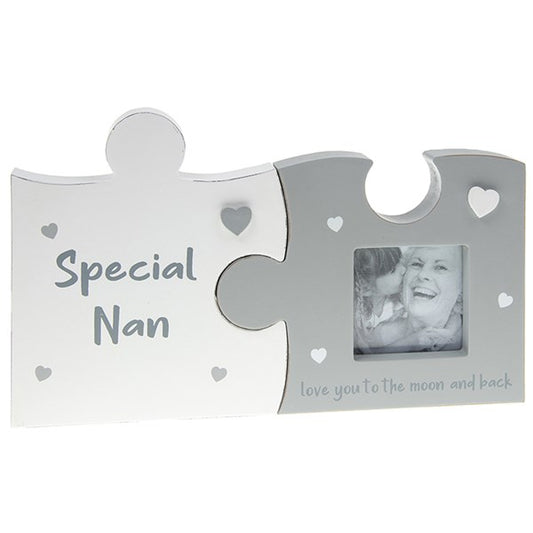 Jigsaw piece photo frame