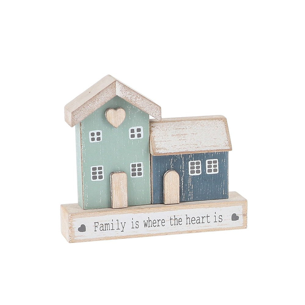 Love Lane 2 House Plaque Family