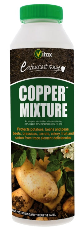 Vitox Copper Mixture bottle with green cap and label on a white background