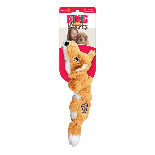 KONG Scrunch Knots Fox - Small Medium