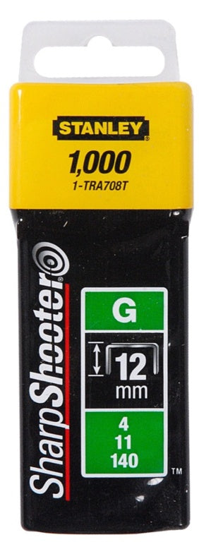 Stanley Sharp Shooter drill bit packaging with specifications on a white background