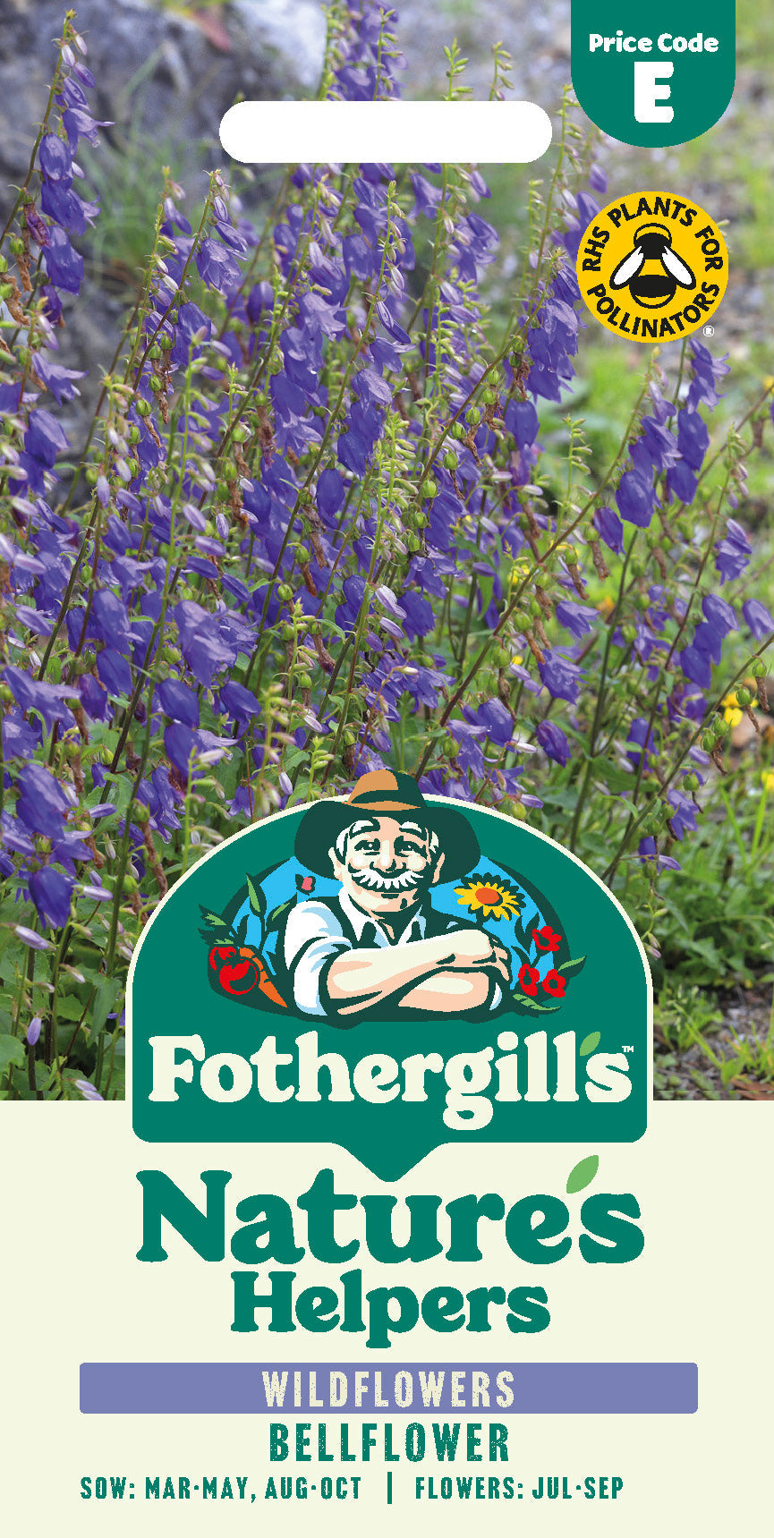 Mr Fothergill's Bellflower Seeds Packet