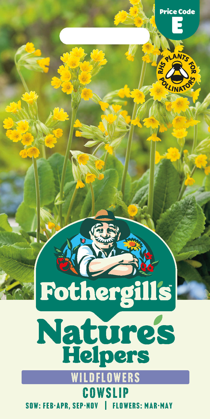Mr Fothergill's Cowslip Seeds Packet