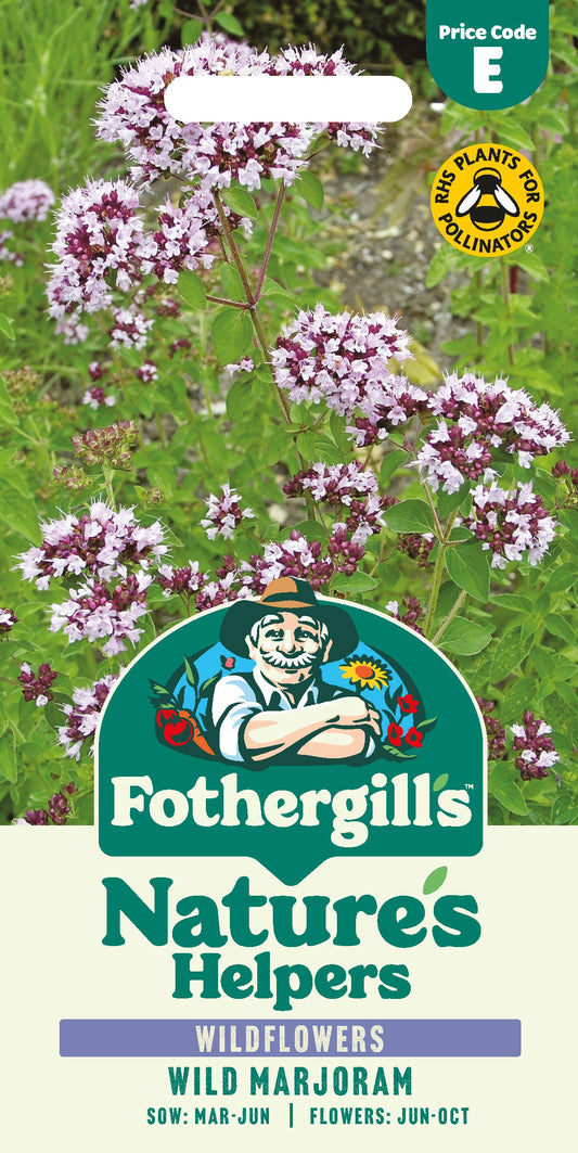 Mr Fothergill's Wild Marjoram Seeds Packet