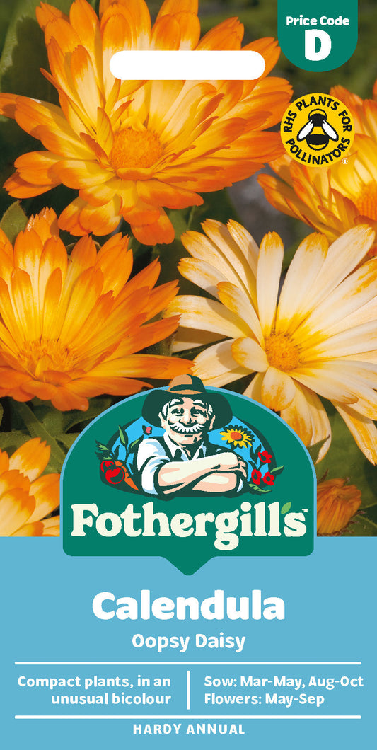 Mr Fothergill's Calendula Oopsy Daisy Seeds Packet