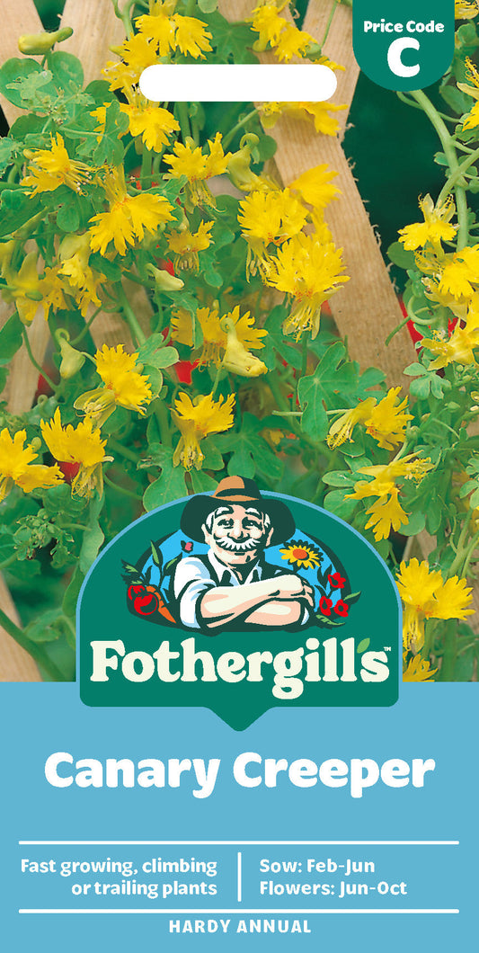 Mr Fothergill's Canary Creeper Seeds Packet