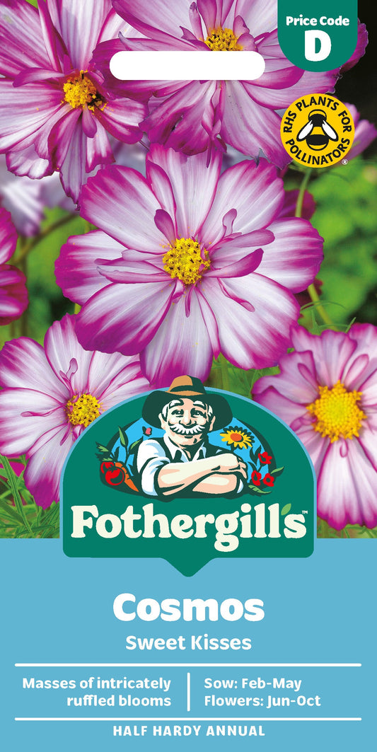 Mr Fothergill's Cosmos Sweet Kisses Seeds Packet