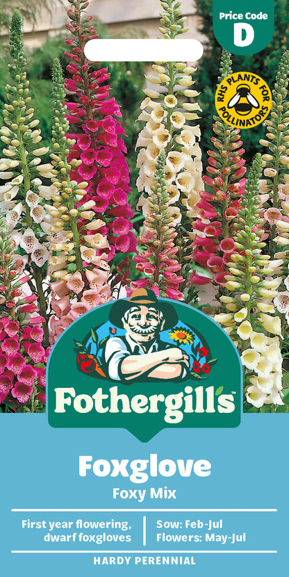 Mr Fothergill's Foxglove Foxy Mix Seeds Packet