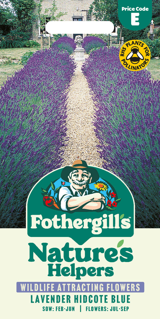 Mr Fothergill's Lavender Hidcote Blue Seeds Packet