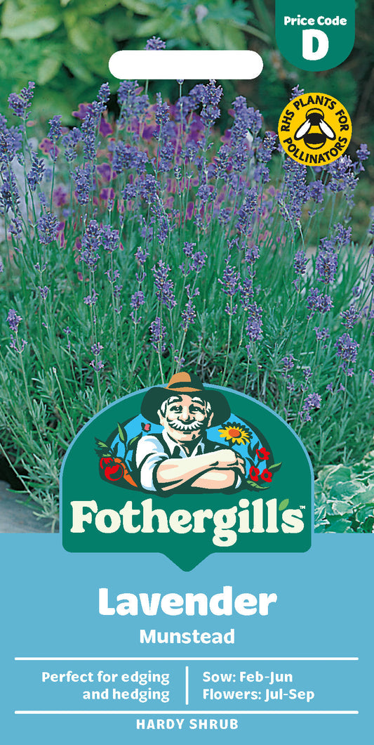 Mr Fothergill's Lavender Munstead Seeds Packet