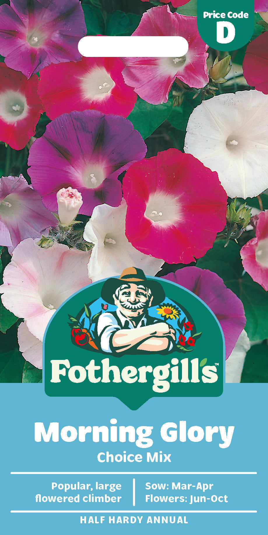 Mr Fothergill's Morning Glory Choice Mix Seeds Packet