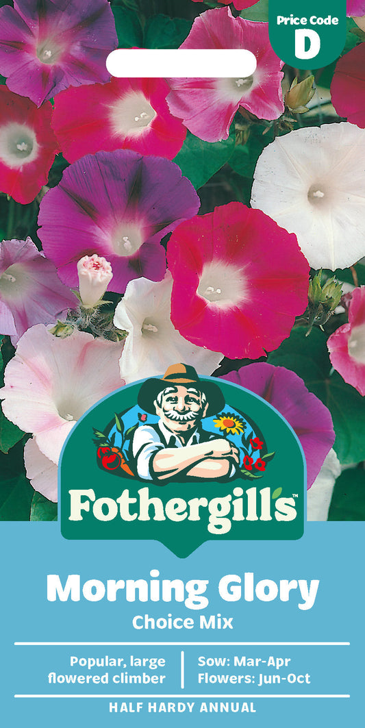 Mr Fothergill's Morning Glory Choice Mix Seeds Packet