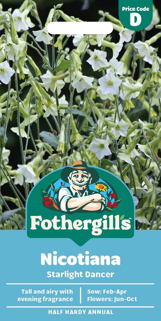 Mr Fothergill's Nicotiana Starlight Dancer Seeds Packet