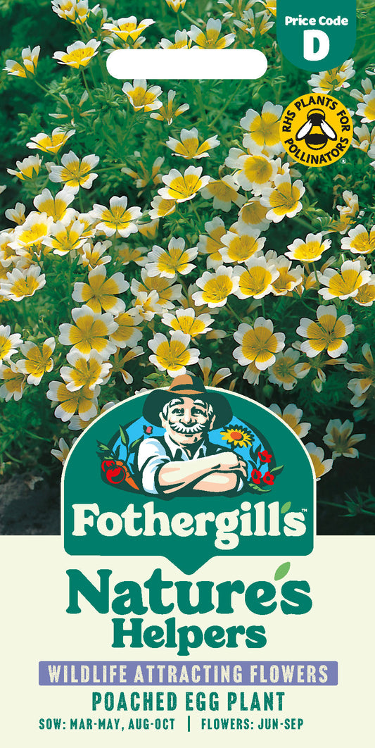 Mr Fothergill's Poached Egg Plant Seeds Packet