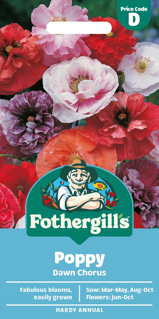 Mr Fothergill's Poppy Dawn Chorus Seeds Packet