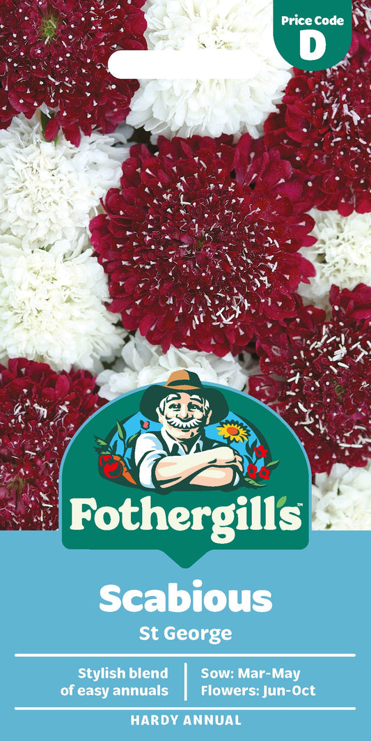Mr Fothergill's Scabious St George Seeds Packet
