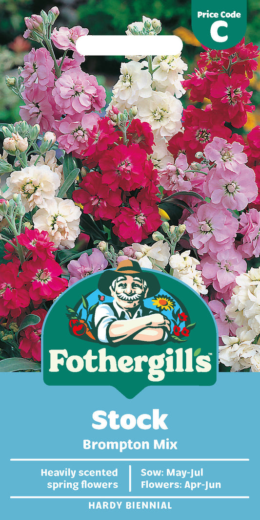 Mr Fothergill's Stock Brompton Mix Seeds Packet