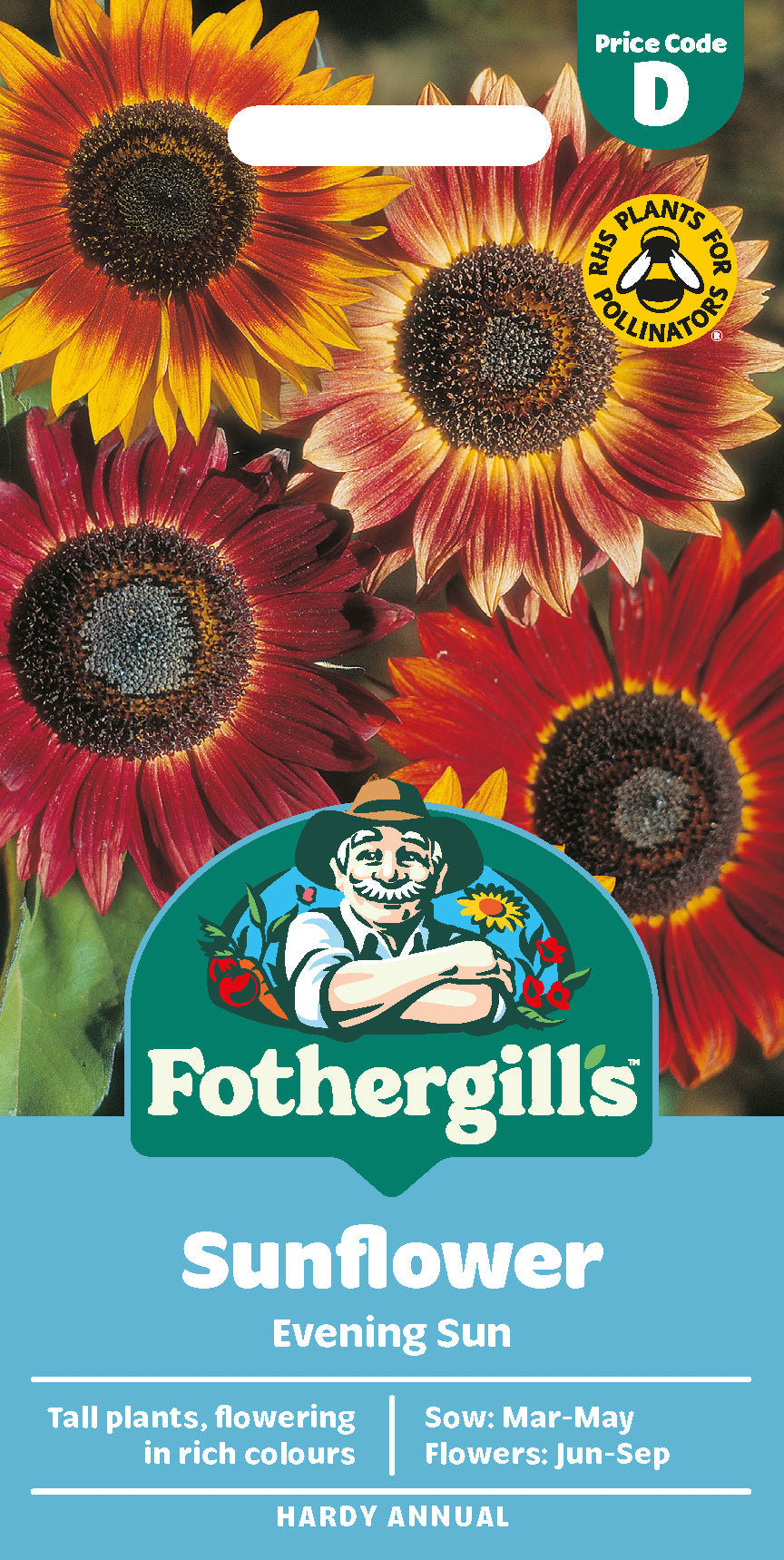 Mr Fothergill's Sunflower Evening Sun Seeds Packet